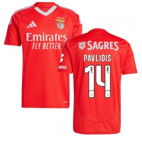 Benfica Vangelis Pavlidis #14 Heimtrikot 2024-25 Kurzarm